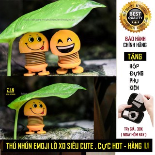 Thú nhún emojji con lắc lò xo - hàng xịn fullbox - siêu chất - siêu vui emoji