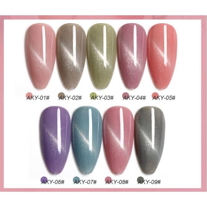 Sơn Gel AS vỏ đỏ Mã AKY ( Cam Kết Chính Hãng - làm khô sơn gel bằng máy hơ uvled )