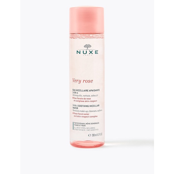 Nước Tẩy Trang 3 Trong 1 Chiết Xuất Hoa Hồng Nuxe Very Rose 3-In-1 Soothing Micellar Water 200ml - Khongcoson