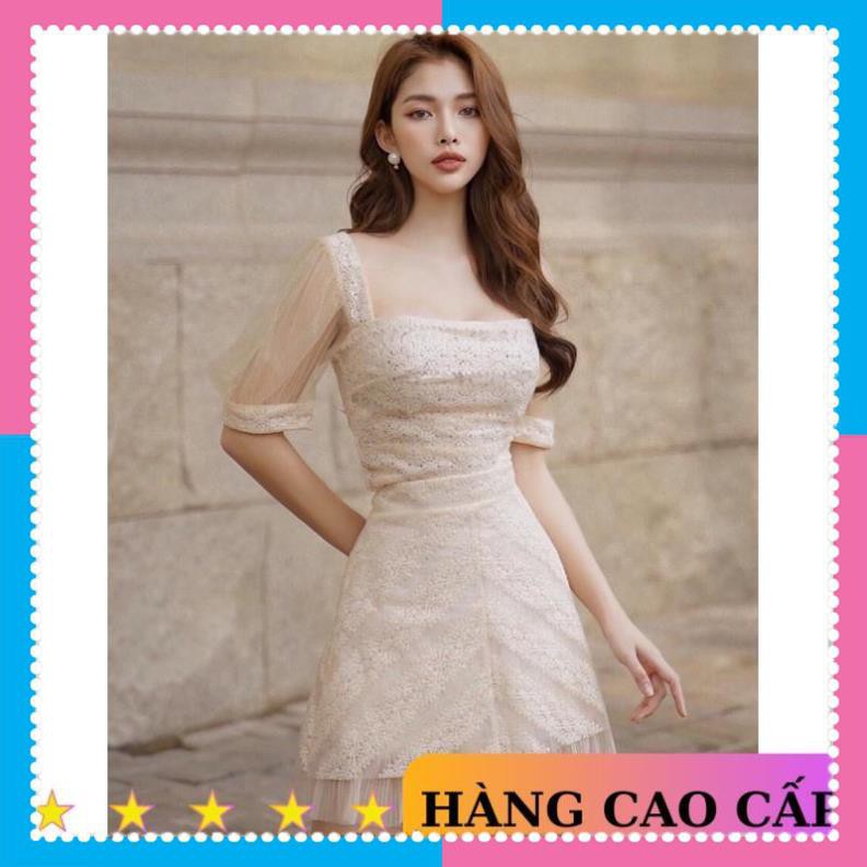 [SẢN PHẨM CHẤT LƯỢNG] Đầm dáng ôm đầm ren ngắn tay đầm sang trọng đầm dự tiệc đi chơi cao cấp - MN109 | BigBuy360 - bigbuy360.vn