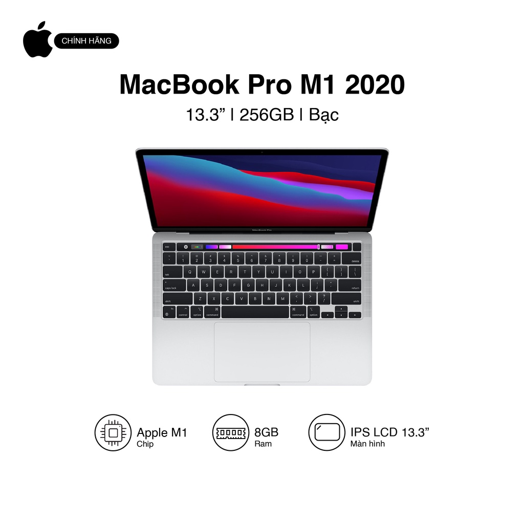 Laptop Apple Macbook Pro M1 2020 13.3-inch 256GB SSD - Hàng chính hãng VN/A