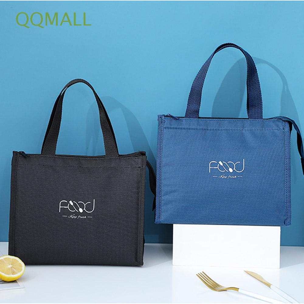 Túi Đựng Hộp Cơm Trưa Giữ Nhiệt Có Khóa Kéo Di Động Tiện Dụng Cho Văn Phòng / Mang Theo Du Lịch