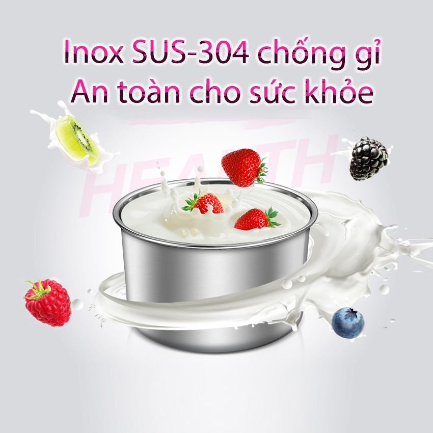 Máy làm sữa chua mini, Máy làm sữa chua tự động – Tặng 4 làm hũ sữa chua - Làm được nếp cẩm– BH 3 tháng- MIANZ STOR