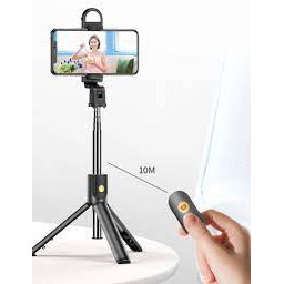 Gậy Chụp Ảnh Tự Sướng Selfie, Tripod K10 Kết Nối Bluetooth (Có Gương) Cao Cấp