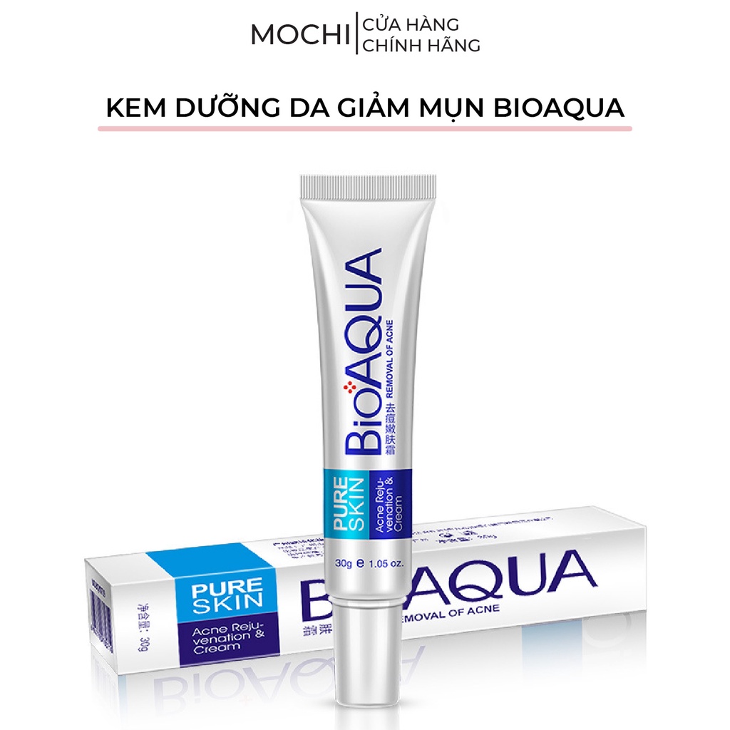 Kem Mụn Acne Bioaqua Giảm Mụn Trứng Cá l Mụn Bọc l Mụn Đầu Đen l Mụn Cám Dưỡng Da Mụn Nội Địa Trung MOCHI SHOP