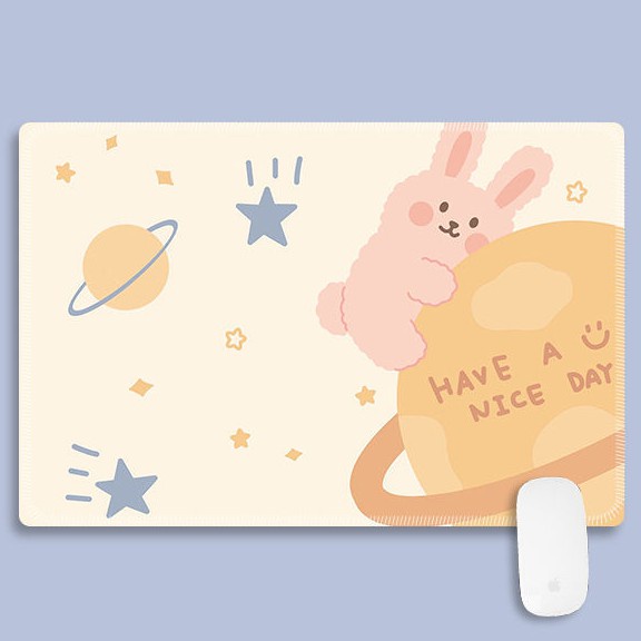 Tấm Lót Chuột Kích Thước Lớn Dày Dặn Họa Tiết Hoạt Hình Dễ Thương