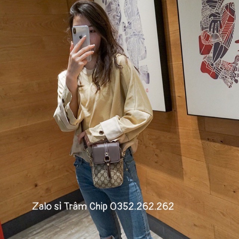 Túi Xách Nữ Đeo Chéo Cao Cấp Cá Tính Đựng Điện Thoại Mini