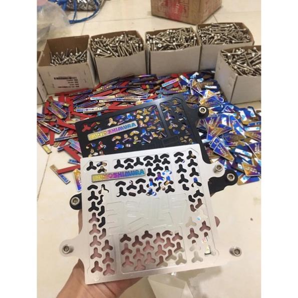 Che két nước Vario AB Click Lead mẫu Yoshimura tặng kèm đầy đủ tem titan ốc ắc dễ lắp đặt QU17