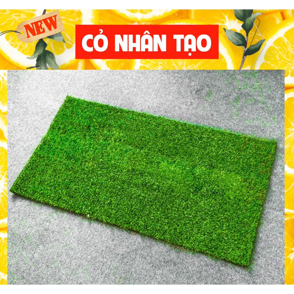 Thảm cỏ nhân tạo, loại cỏ cao 2cm đủ kích thước