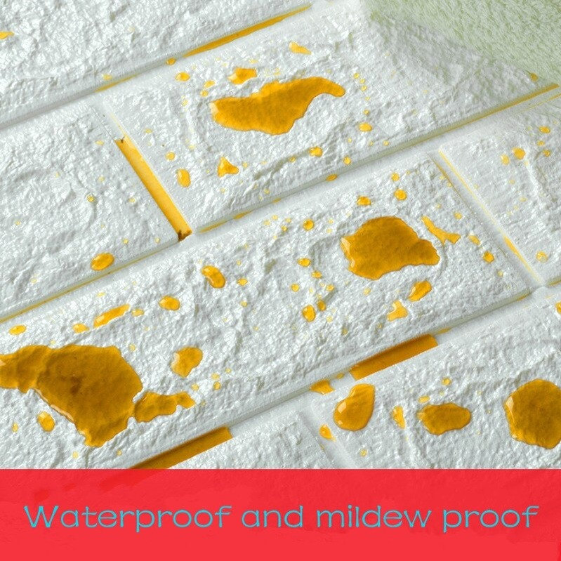 Giấy Dán Tường Họa Tiết Gạch 3d Mẫu Mới 2021