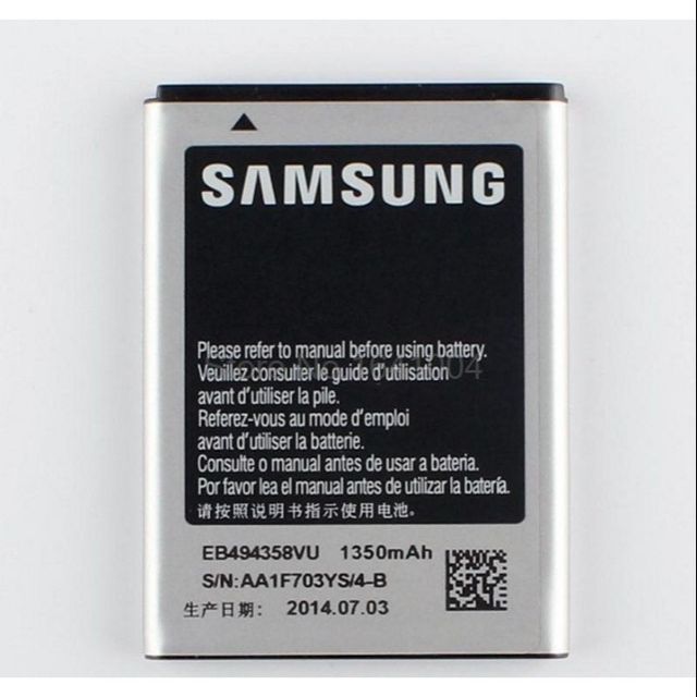 Pin dành cho  Galaxy Ace S5830 S5830i s6102 xịn có bảo hành