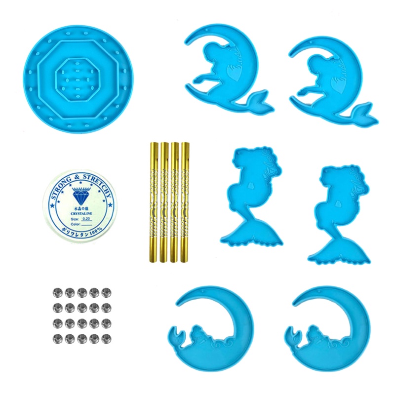 Bộ Khuôn Silicone Làm Chuông Gió DIY