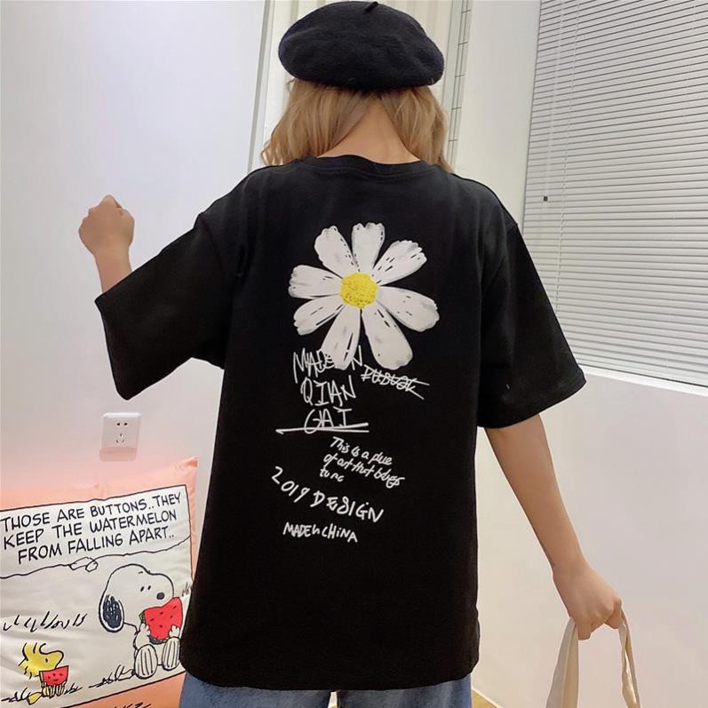 Áo thun tay lỡ UNISEX hoa MARGARET iu thương sắc tím nồng nàn A083 | BigBuy360 - bigbuy360.vn