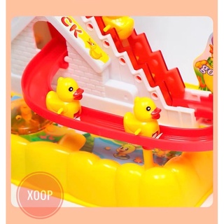 Đồ Chơi Cầu Trượt Vịt Vàng Leo Thang Phát Nhạc Cực Vui Tai Cho Bé Yêu( 20 x 15 x 6cm)