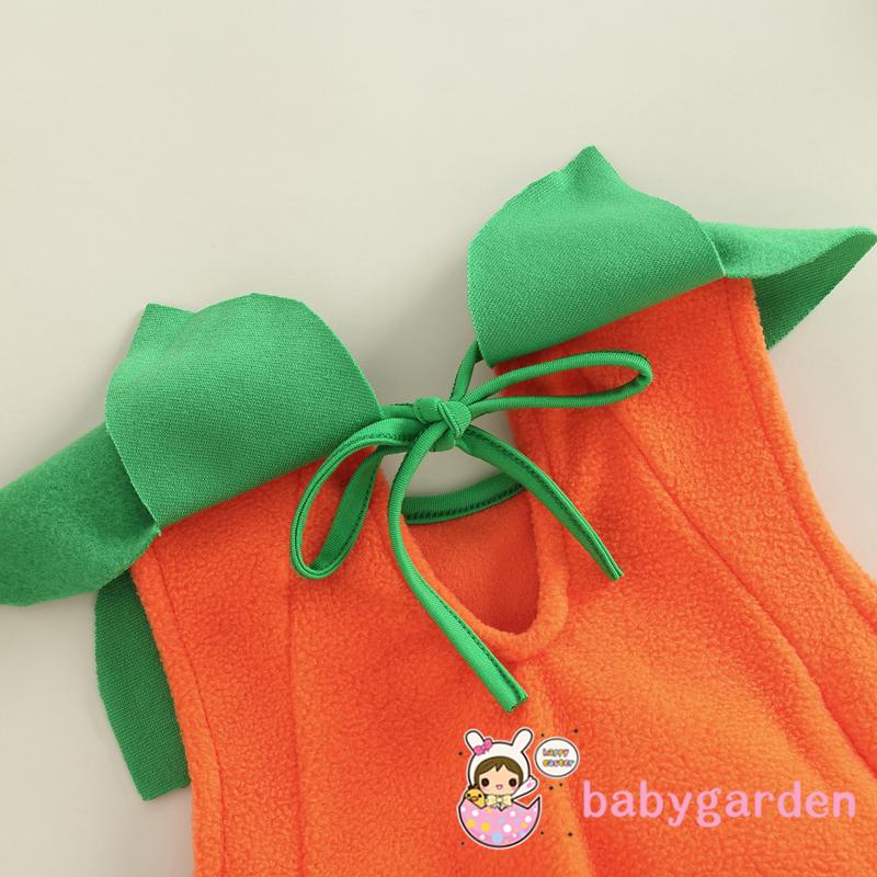 Áo Tank Top Sát Nách + Nón Phong Cách Halloween Đáng Yêu Cho Bé 0-3 Tuổi