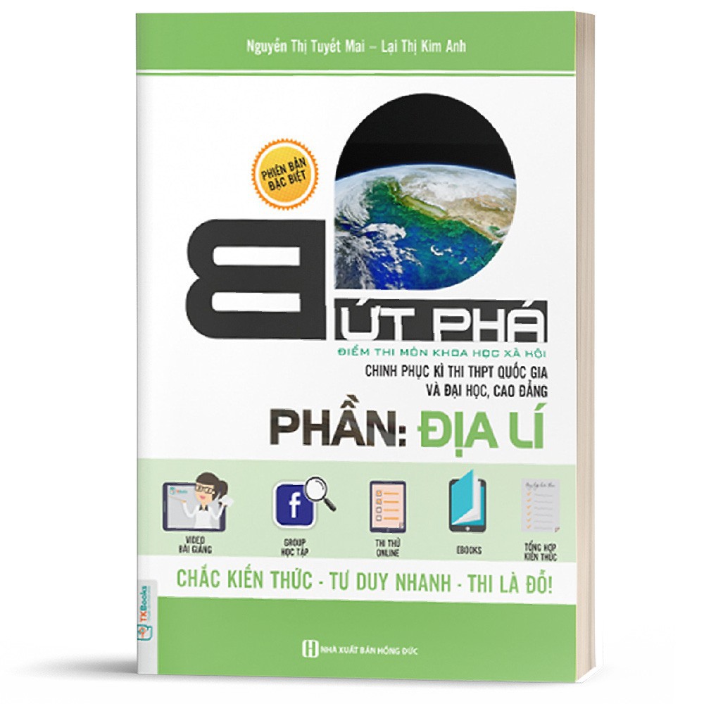 Sách - Combo Bứt Phá Điểm Thi Môn Khoa Học Xã Hội – Phần: Lịch Sử + Bứt Phá Điểm Thi Môn Địa Lý(chinh phục kì thi THPT )