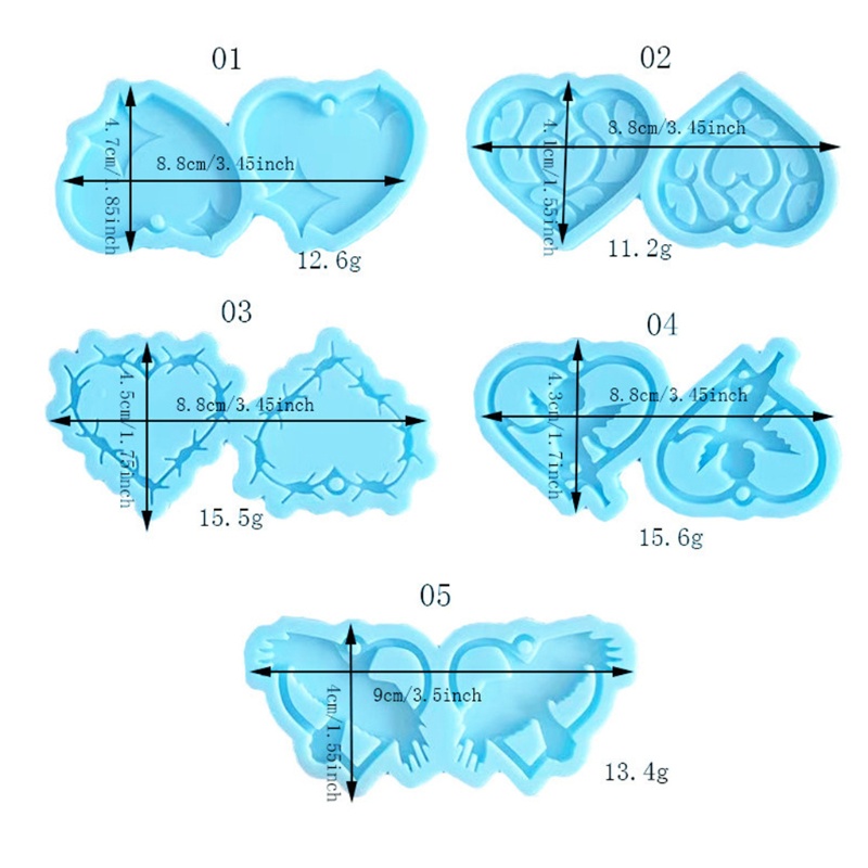 Khuôn Silicone Làm Mặt Trang Sức Hình Thiên Thần Tình Yêu Cupid