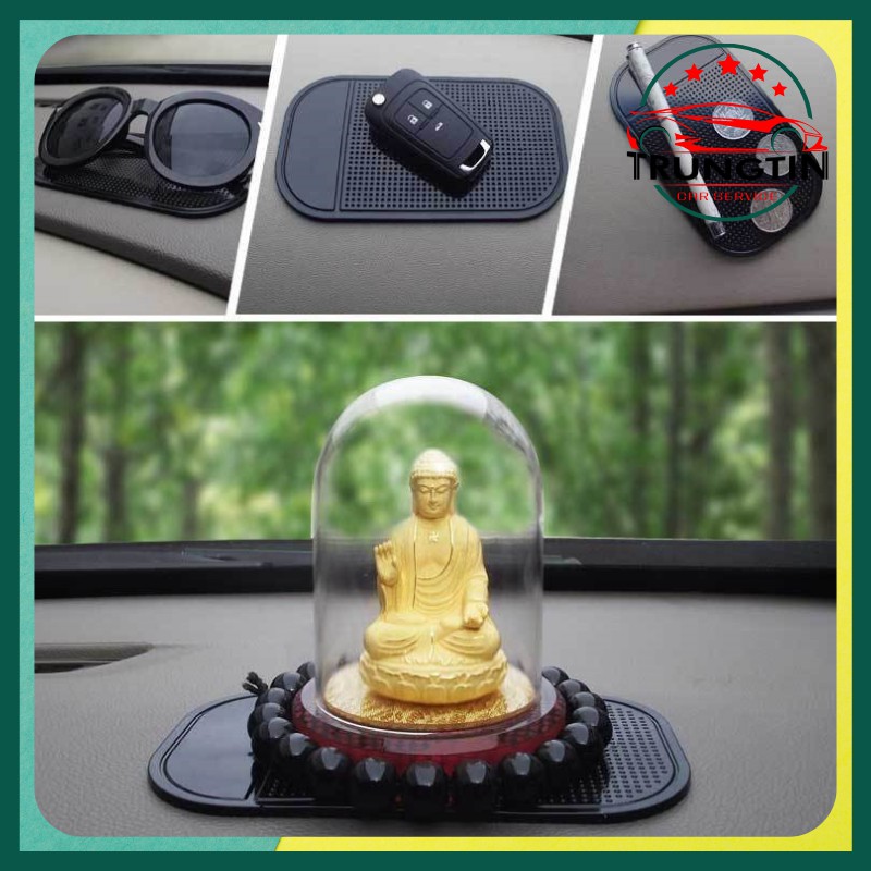 Miếng dán chống trượt silicon chống trượt điện thoại tượng trang trí trên taplo xe ô tô xe hơi.