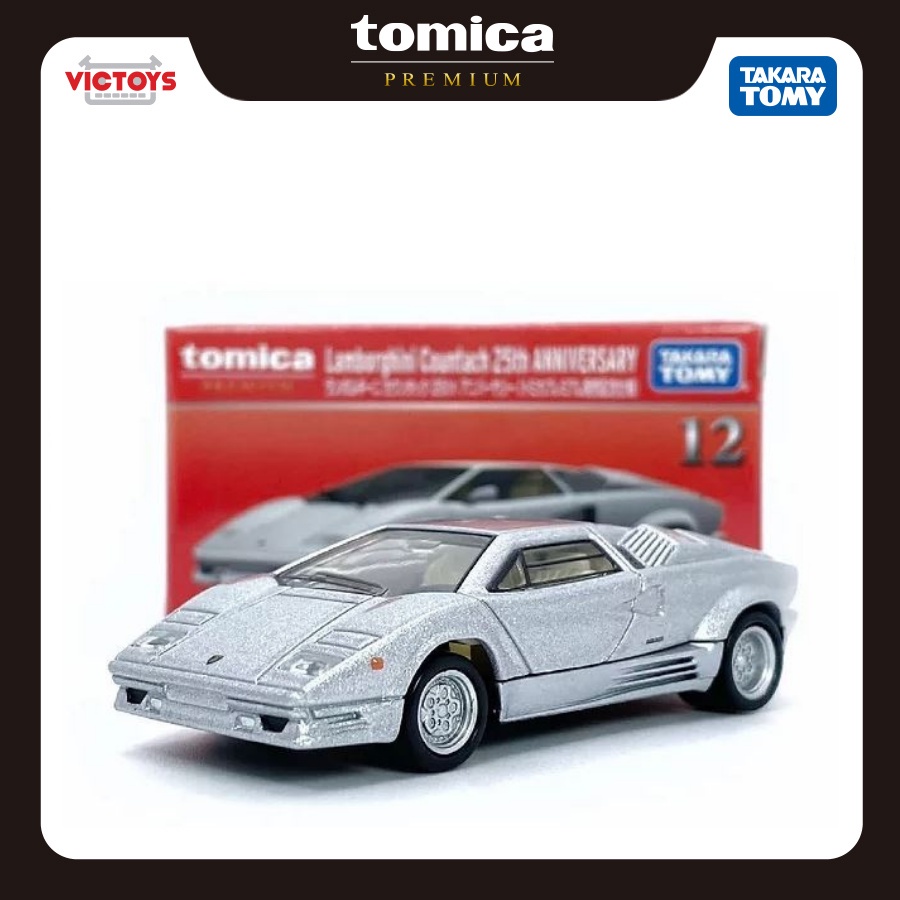 Xe mô hình Tomica Premium Số 12 Lamborghini Countach 25th 176008 - Victoys