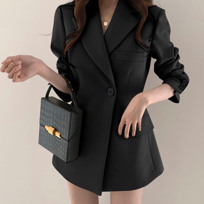 Áo Khoác Vest Vải Kaki Mỏng Kiểu retro Hàn Quốc Cá Tính Cho Nữ