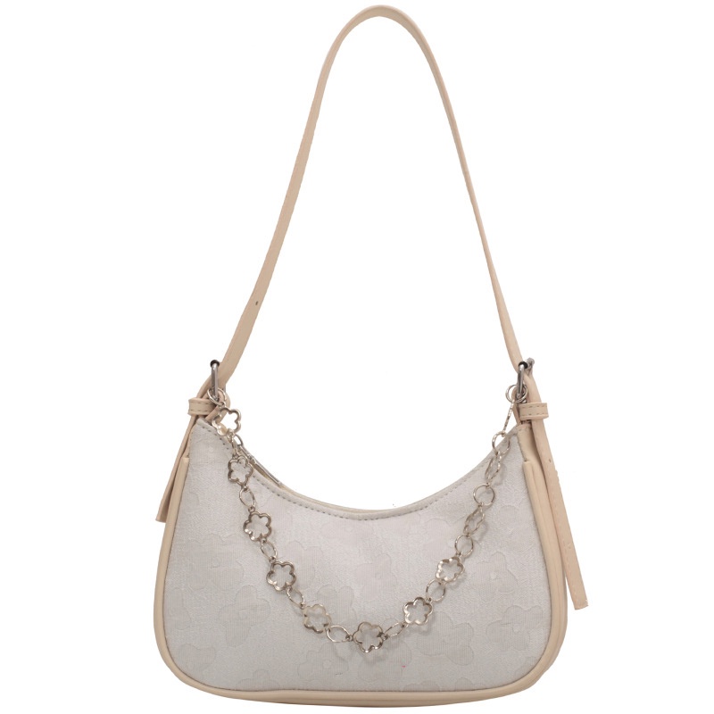 Túi đeo một bên vai IELGY phối dây xích thời trang phổ biến tùy chọn màu sắc dành cho nữ