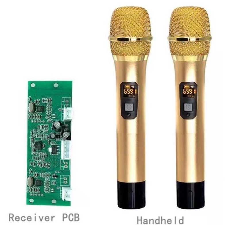 Micro không dây UHF, vỏ Nhôm