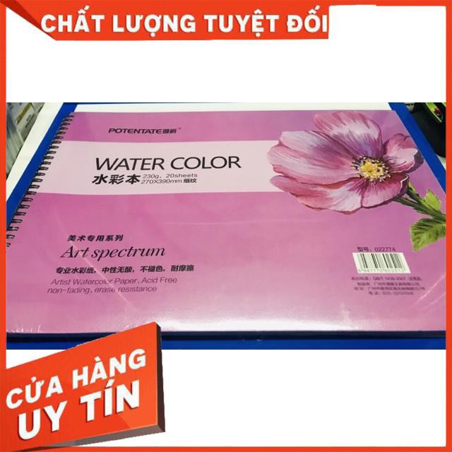 SỔ MÀU NƯỚC POTENTATE A3 thiếu(27x39cm)