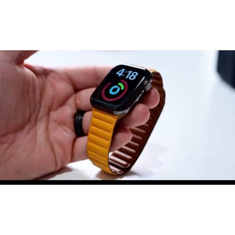 Dây da dính nam châm Chính Hãng COTEetCI Cao cấp Learther Link Apple Watch Series 6 , Watch SE , All Series