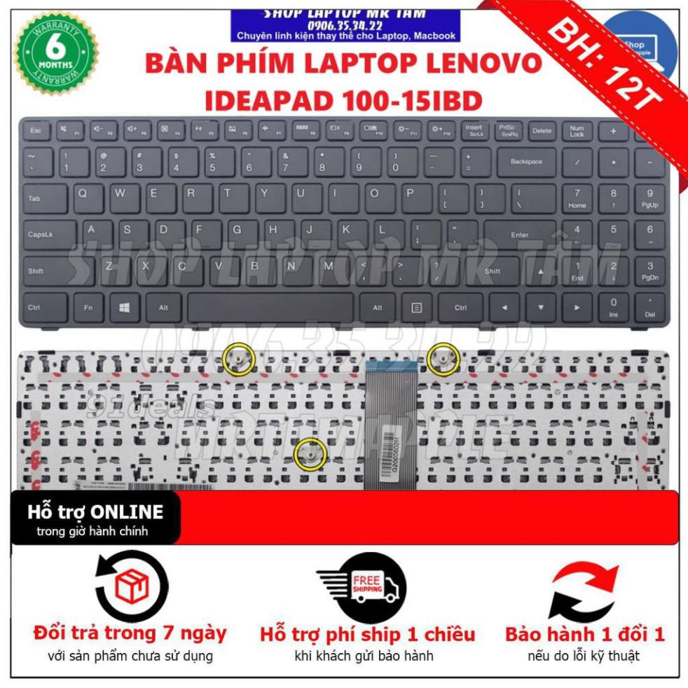 Bh12th Keyboard Ban Phim Laptop Lenovo Ideapad 100 15ibd Dung Cho Ideapad 100 15ibd Tại Tp Hồ Chi Minh