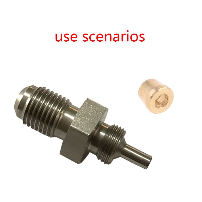 Đầu nối ống Teflon hệ thống phanh kết thúc lắp PTFE chèn ô liu AN3