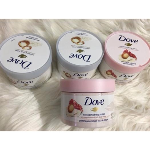 Tẩy Da Chết Body Dove Exfoliating Body Polish Hương Lựu Đỏ 225ml