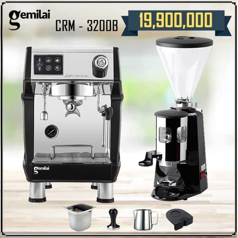 Combo KHUYẾN MÃI máy pha cà phê 3200B + CRM 900N chuyên nghiệp-máy pha cafe