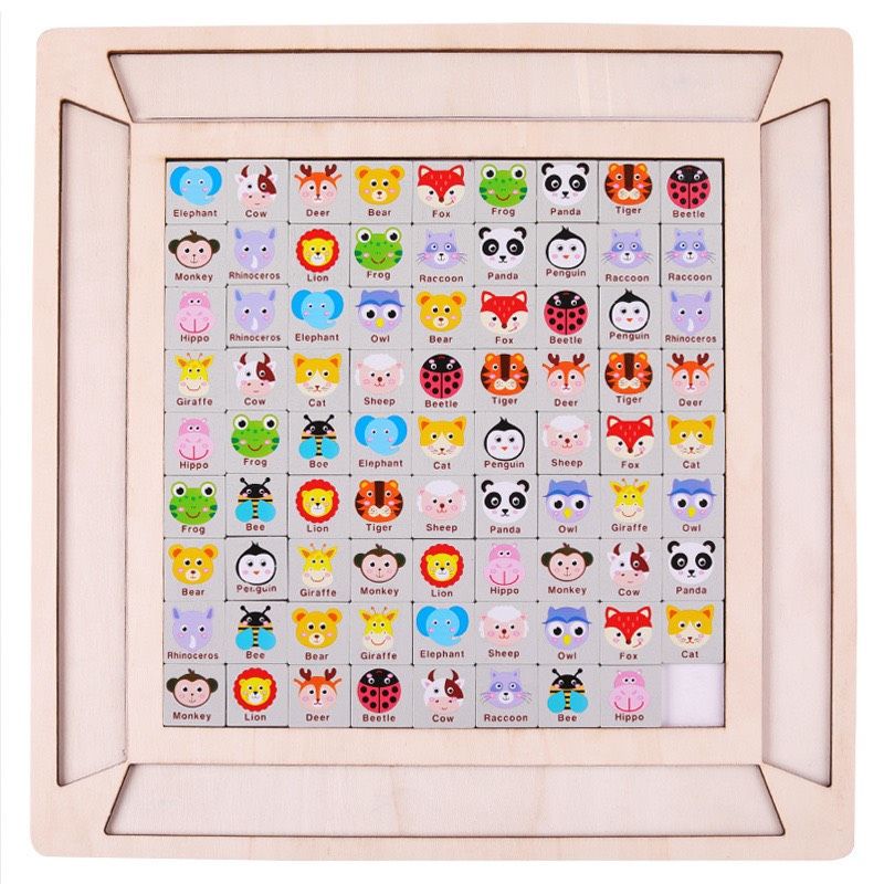 [ Mẫu mới hot] Bảng gỗ Suruku tìm cặp giống nhau luyện trí nhớ Pikachu đồ chơi thông minh