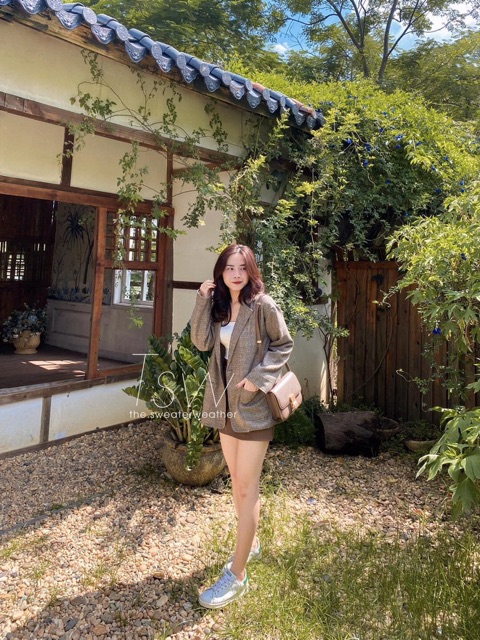 Áo BLAZERS 2 lớp kẻ,