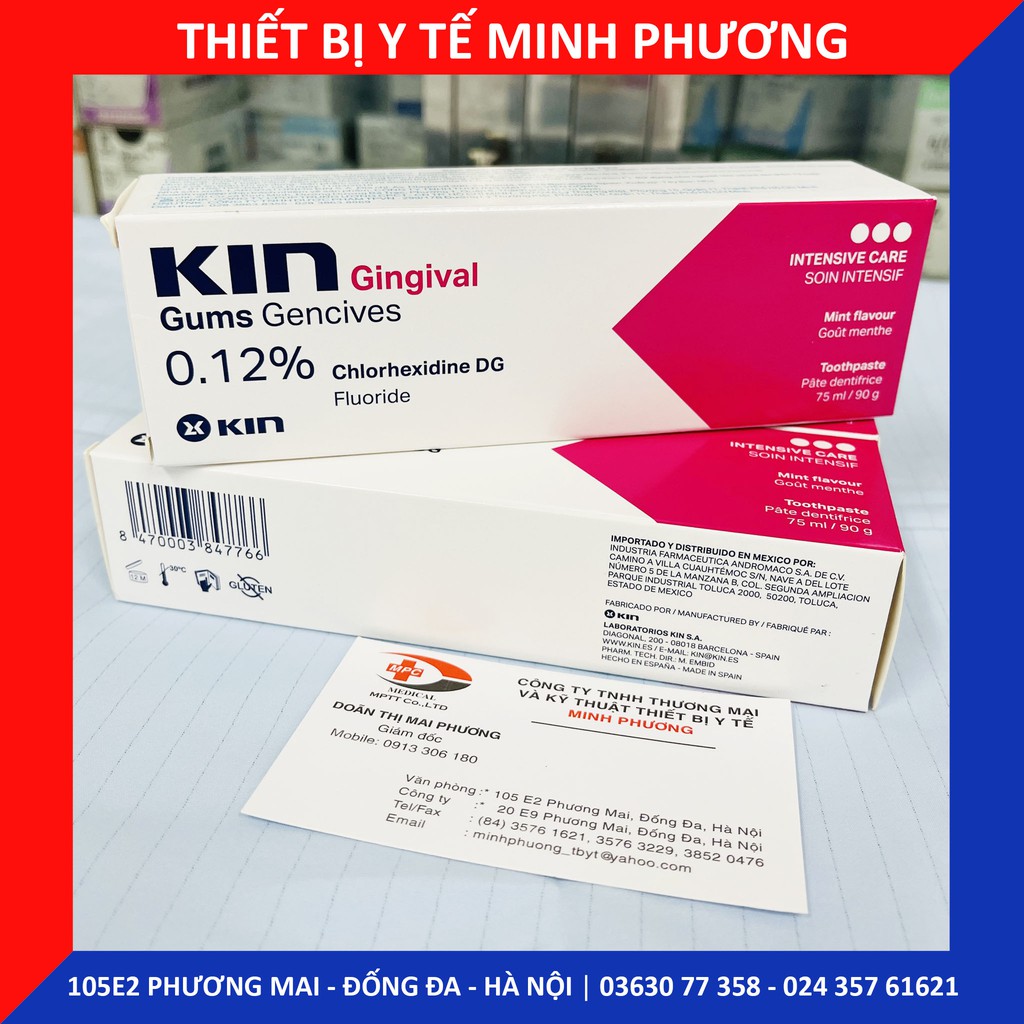 Kem đánh răng KIN GINGIVAL COMPLEX ngăn ngừa các bệnh cấp tính về nha chu