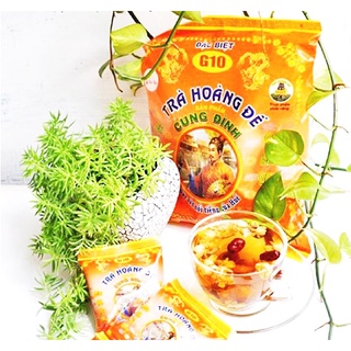 Trà Hoàng Đế G10 giúp ngủ ngon, mát gan, đẹp da, tr.ị mụn