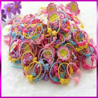 Set 50 dây buộc tóc bé gái