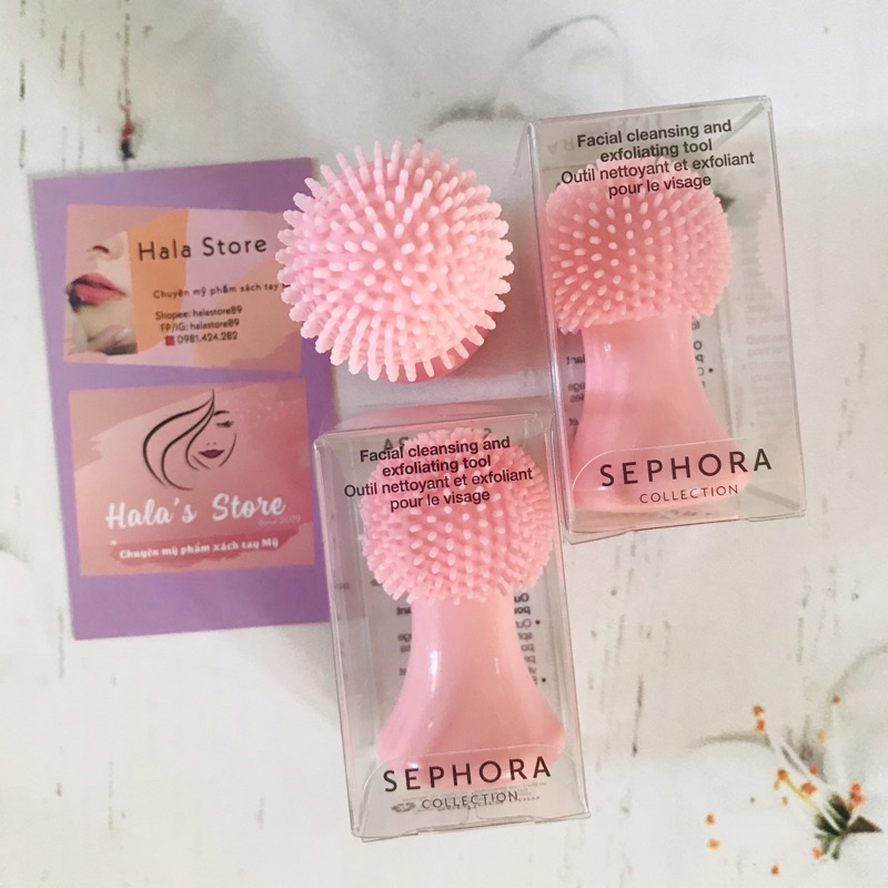 Sephora ✨ Dụng cụ rửa và massage mặt Facial Cleansing and Exfoliating Tool