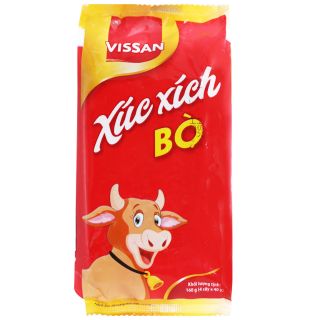 ( Sale mạnh ) Xúc xích heo/ bò Vissan 160g (gói 4 cây)
