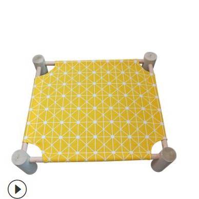 [ Giường VÕNG chân gỗ 20 màu ] võng treo lồng cho chó mèo nhiều màu nhiều mẫu