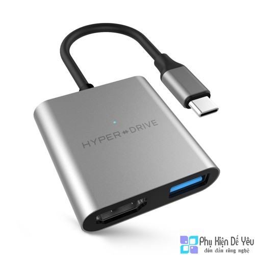 Bộ chia cổng Hub USB-C HyperDrive 4K HDMI 3-in-1