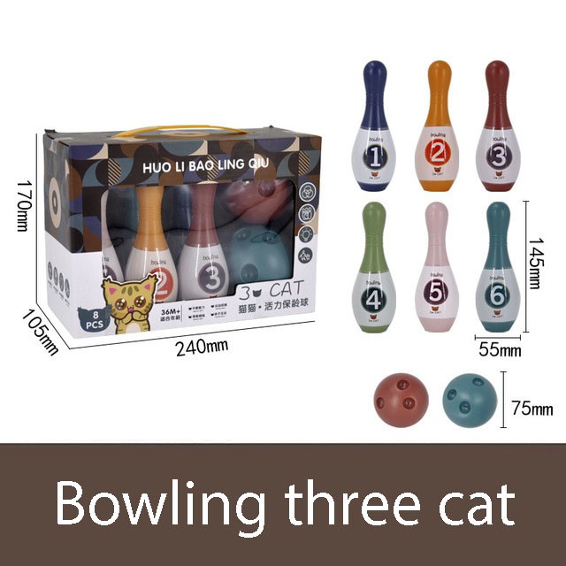 Đồ chơi Bowling cho bé THREE CAT mới nhất 2021