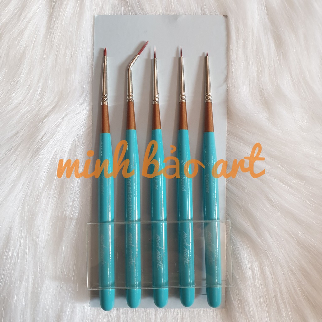 BỘ 5 CÂY CỌ TỈA CHI TIẾT NHỎ - MONT MARTE MINI DETAIL BRUSH