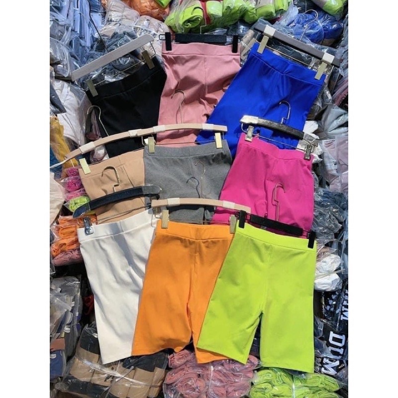 quần legging  lửng đủ màu coton umi co dãn 4 chiều