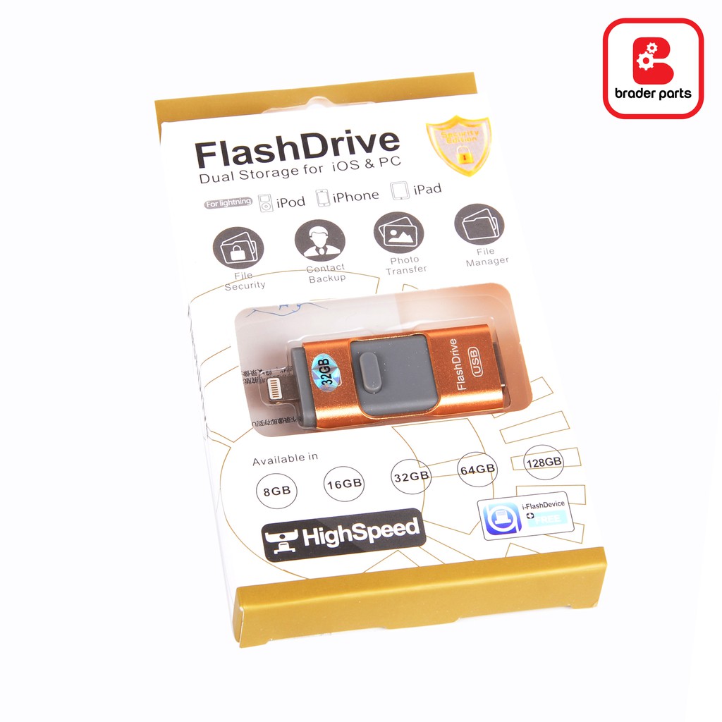 Thẻ Nhớ Ngoài Flashdrive Otg 32 Gb Cho Iphone Android