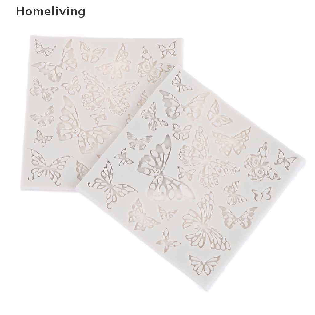 1 Khuôn Silicone Làm Bánh Hình Bươm Bướm DIY