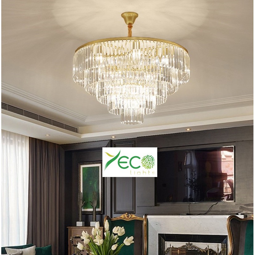 Đèn chùm pha lê phòng khách, phòng ngủ - C051 - D800