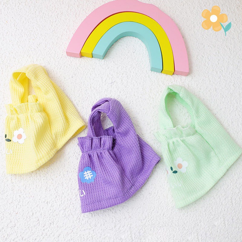 Váy cho thú cưng màu pastel in hoa kiểu dáng babydoll cực dễ thương