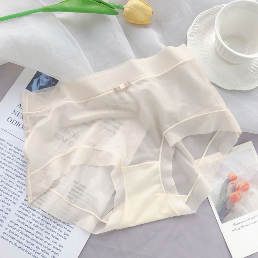 Quần lót nữ thun lạnh - Quần sịp nữ xuyên thấu sexy gợi cảm Cavera L896