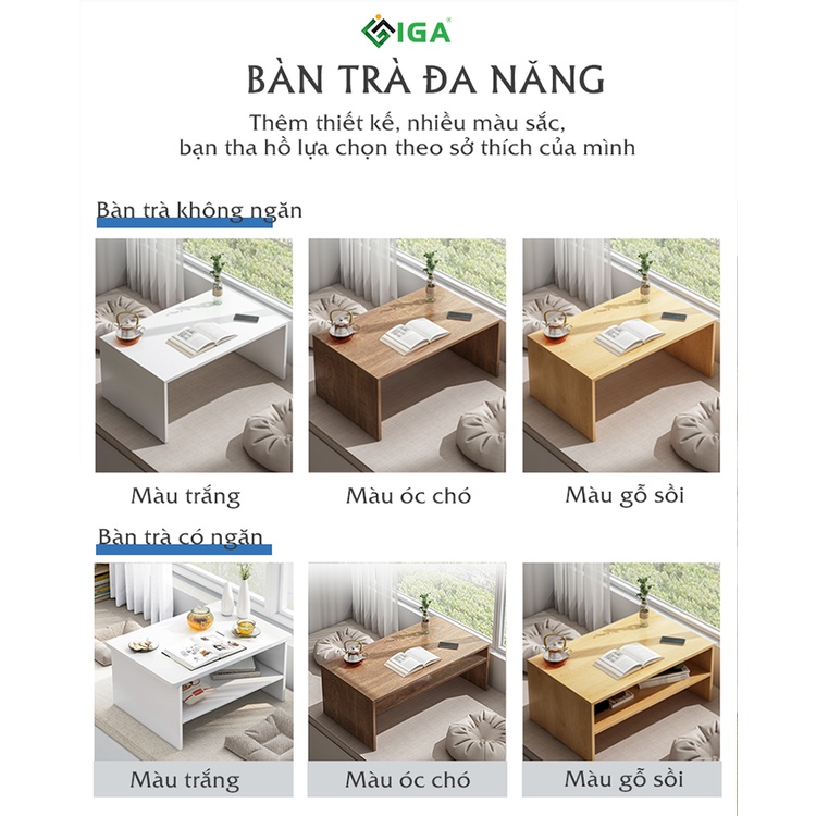 Bàn trà đa năng có thể làm bàn học bàn laptop thương hiệu IGA